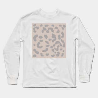 Leucistic Leopard Print Long Sleeve T-Shirt